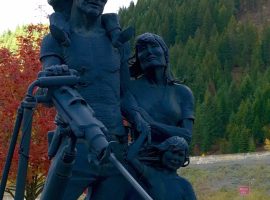 Silver Valley Miner Sculpture - Wallace Idaho